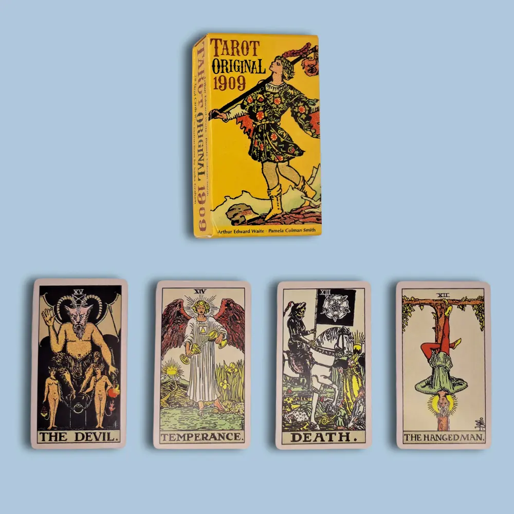 Tαρώ κάρτες-Tarot Original 1909  Επιστροφή στην αυθεντία. Αγγίζοντας τη ρίζα της μαγείας.