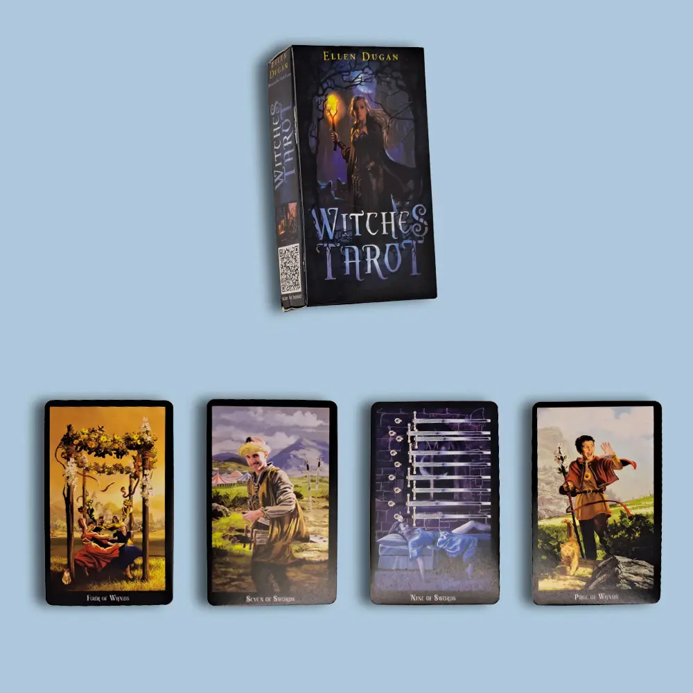 Ταρω κάρτες -  Witch’s Tarot Η μαγεία δεν ζητά άδεια. Ζει μέσα σου.