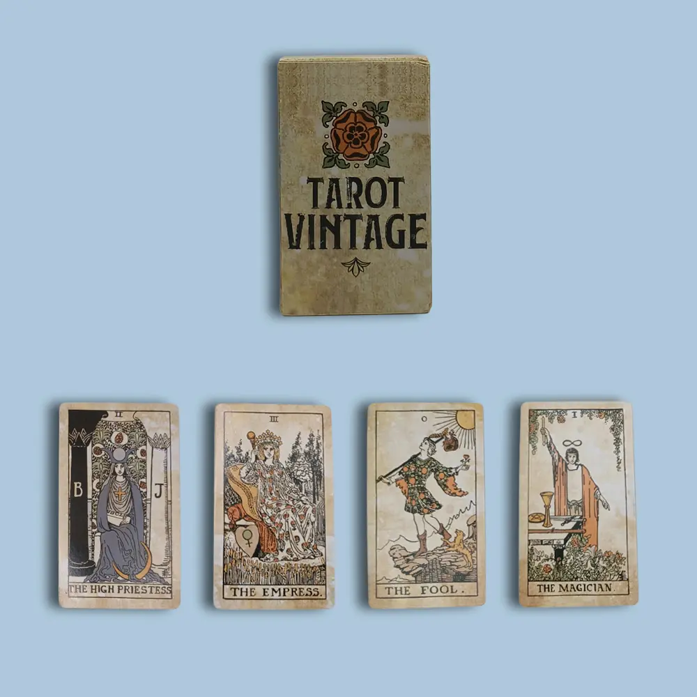 Ταρω κάρτες tarot vintage -Η Τράπουλα της Μνήμης, της Πατίνας και της Αλήθειας που Δεν Γερνά