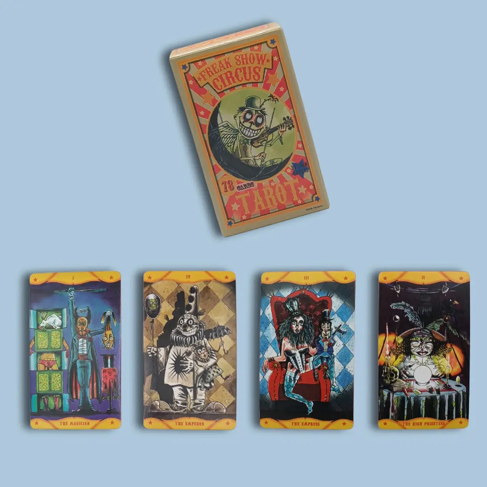 Ταρω κάρτες freak show circus tarot -Το Ταρώ του Παράξενου Θεάματος