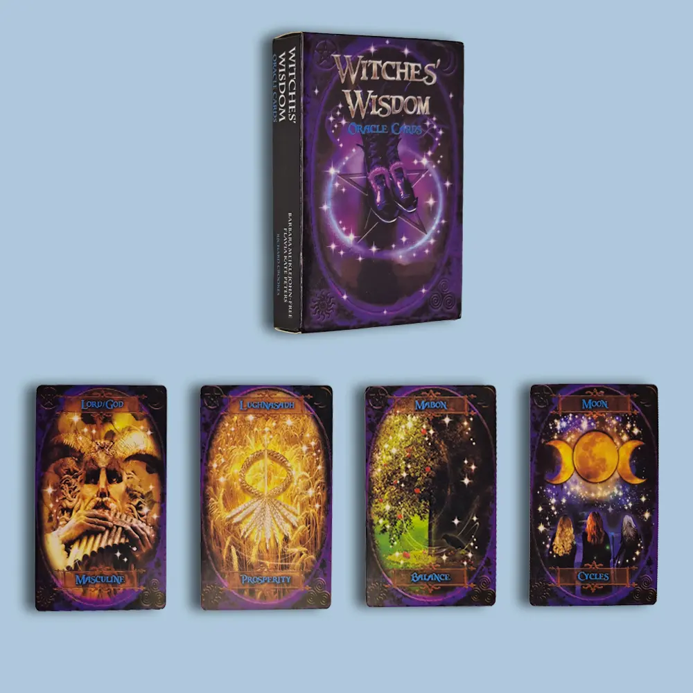 Ταρώ κάρτες- Witches' Wisdom Oracle Cards είναι ένα μαγευτικό εργαλείο που συνδυάζει την αρχαία σοφία των μάγων