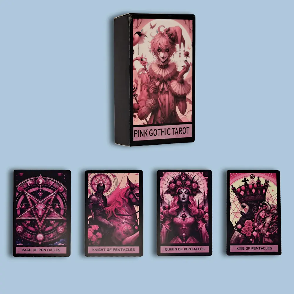 Ταρω κάρτες- Pink Gothic Tarot – Μαγεία με Ροζ Νότες