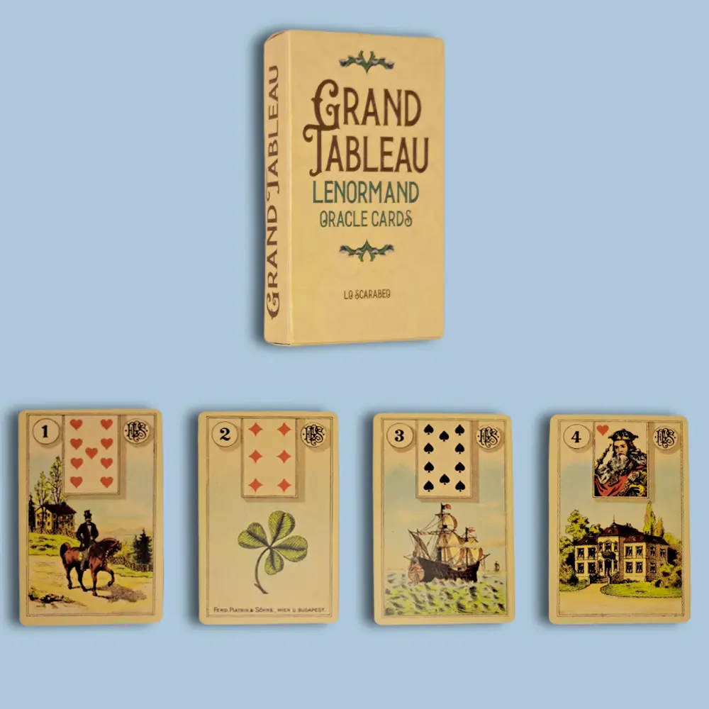 Ταρω κάρτες- Grand Tableau Lenormand Oracle Cards – Η Τέχνη της Μαντείας με Σαφήνεια και Σοφία