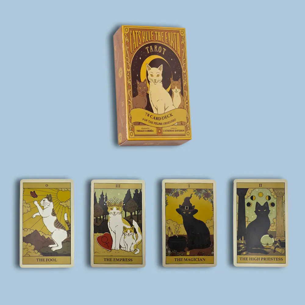 Tαρώ κάρτες- Cats rule the earth tarot -Όταν οι Γάτες Κυριαρχούν στον Κόσμο σας