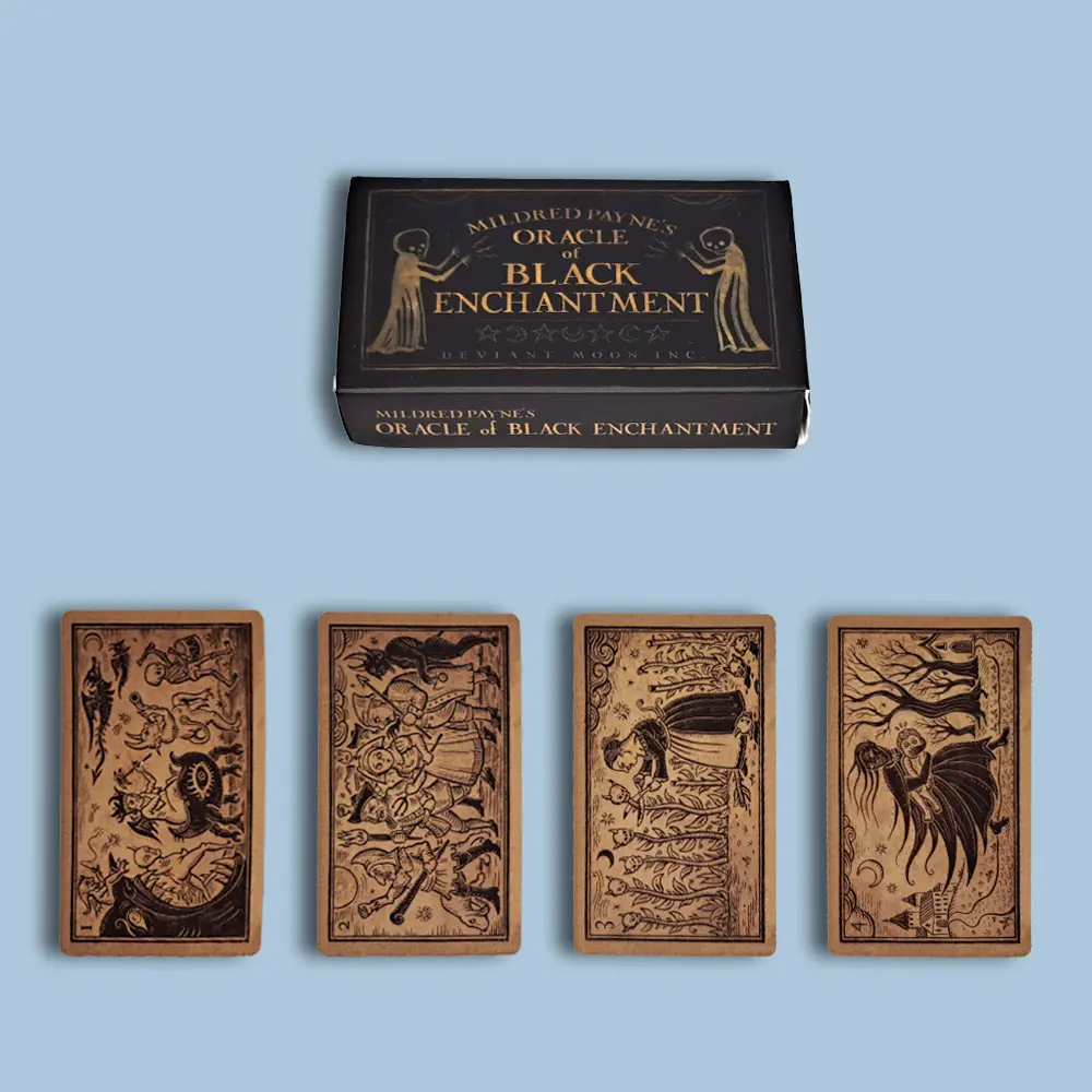 Tαρώ κάρτες- Mildred payne's oracle of black enchantement -Εξερευνήστε το Σκοτάδι με Μαγεία και Μυστήριο