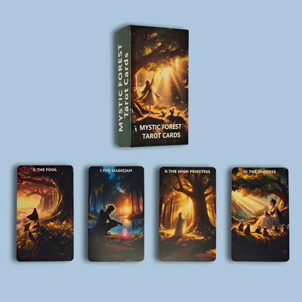 Tαρώ κάρτες- Mystic forest tarot cards -Εξερεύνησε τα μυστικά του δάσους και ανακάλυψε τη μαγεία που κρύβει η φύση.