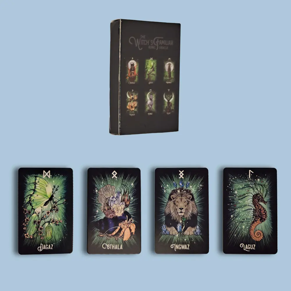 Tαρώ κάρτες- The Witch's Familiar Runic Tarot – Η Μαγεία της Φιλίας και της Ρούνικης Σοφίας