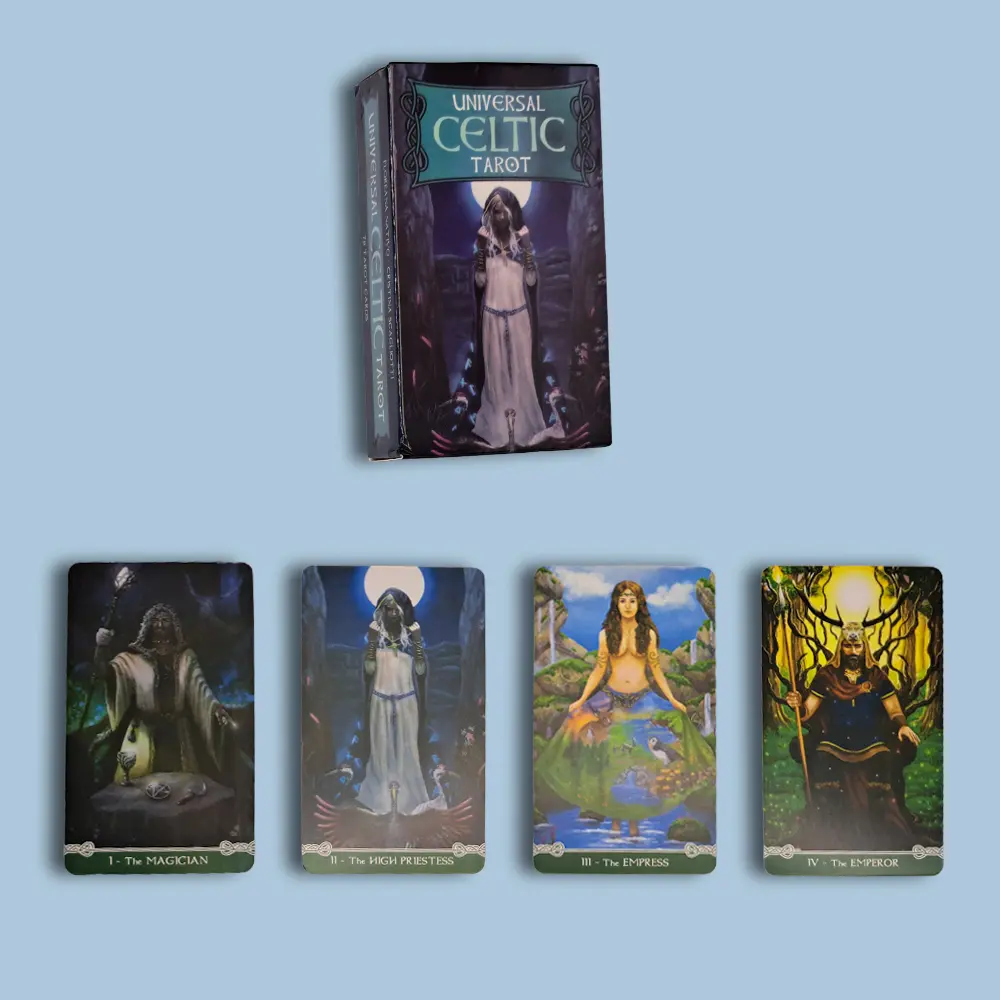 Tαρώ κάρτες- Universal Celtic tarot  Εκεί που η φύση ψιθυρίζει και η μαγεία δεν έχει ξεχαστεί.