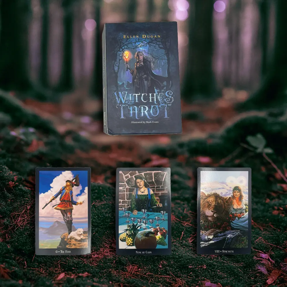 Witches Tarot – Premium Version (with Guidebook)